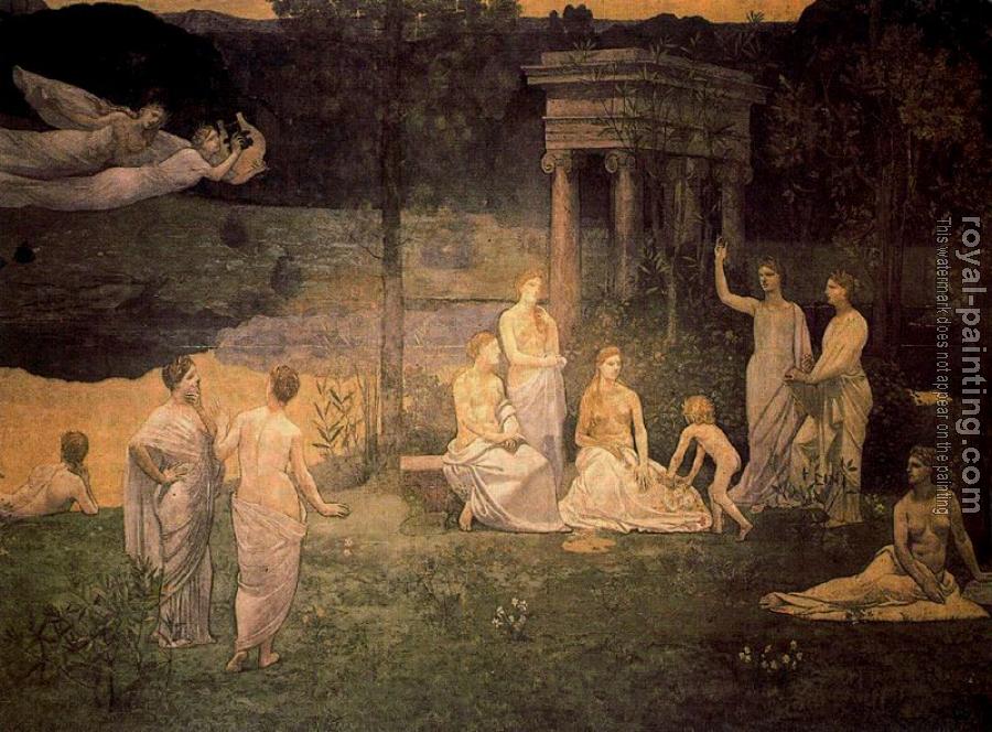 Pierre-Cecile Puvis De Chavannes : The Sacred Wood Cherished by the Arts and the Muses